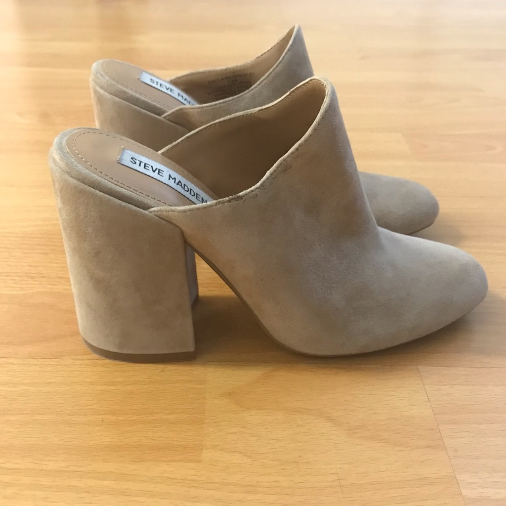 Steve Madden Stela Block Heel Mules